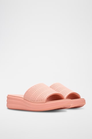 Sandalias de piel de cuña Drift - Rosa
