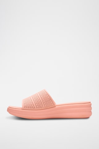 Sandalias de piel de cuña Drift - Rosa