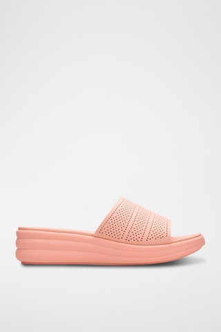Sandalias de piel de cuña Drift - Rosa