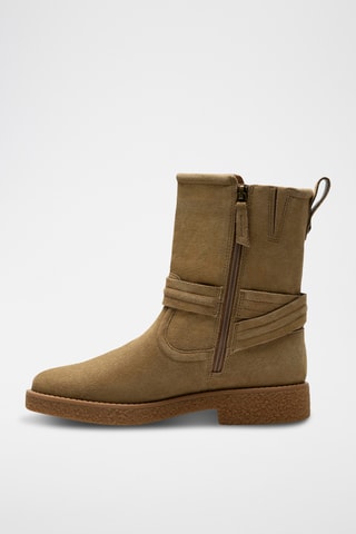 Botines de nobuk Nella - Marrón