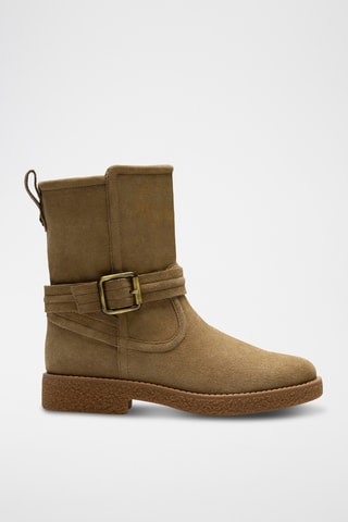 Botines de nobuk Nella - Marrón