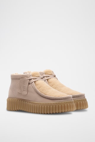 Botines forrados de piel Torhill - Beige