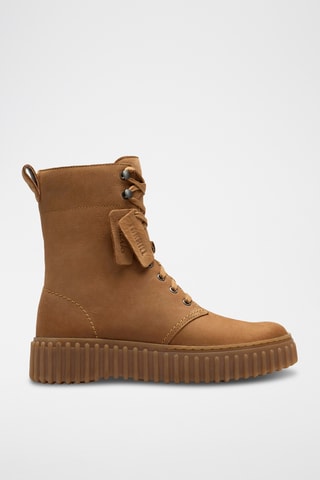 Botines de piel Torhill - Beige
