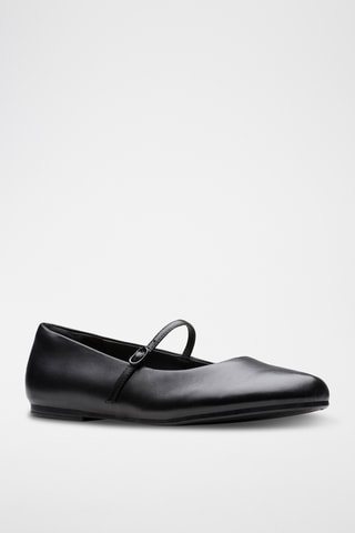 Babies de piel Livia - Negro