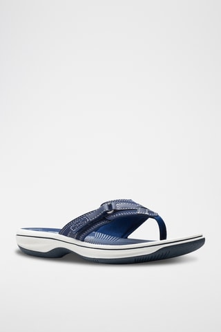 Chanclas sintéticas de cuña Brinkley - Azul