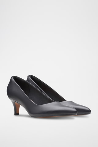 Zapatos de piel de tacón Linvale - Negro