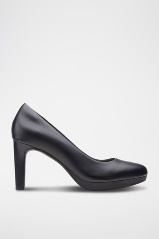 Zapatos de piel de tacón con plataforma Ambyr - Negro