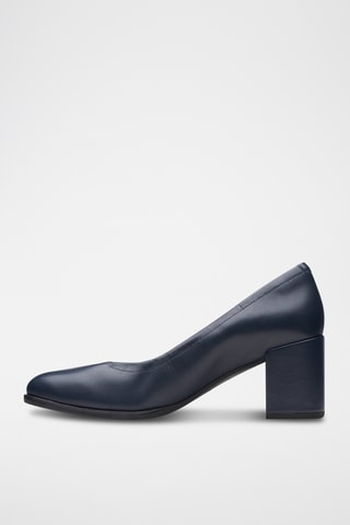 Zapatos de piel de tacón Freva55 - Azul marino