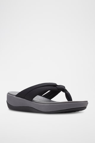 Chanclas de cuña Arla - Negro