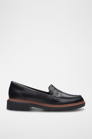 Mocasines de piel con plataforma Westlynn - Negro