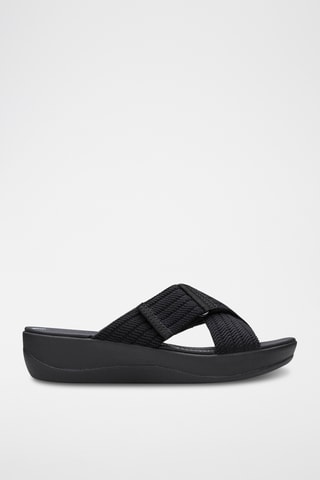 Sandalias de cuña Arla - Negro