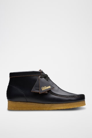 Botines de piel Wallabee - Negro