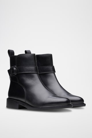Botines de piel Renewal - Negro