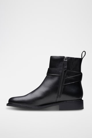 Botines de piel Renewal - Negro