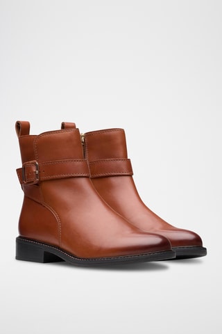 Botines de piel Renewal - Marrón