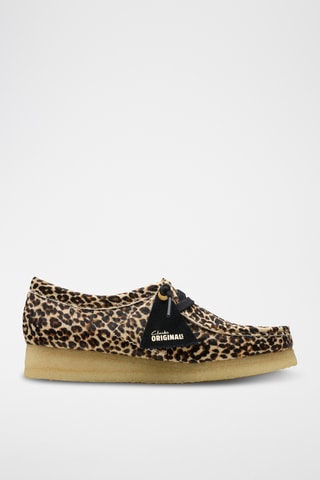 Mocasines de piel Wallabee. - Marrón