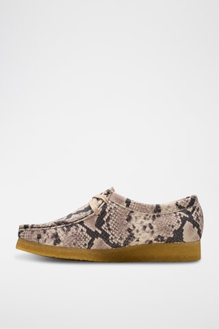 Mocasines de piel Wallabee. - Beige