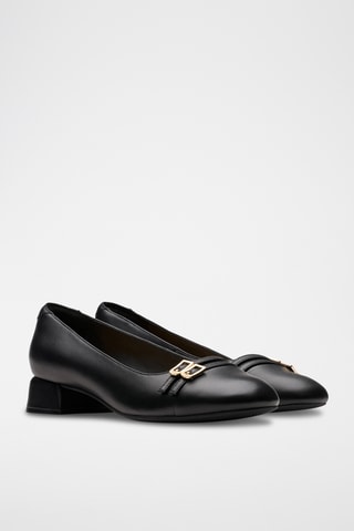 Zapatos de tacón de piel Daiss30 - Negro
