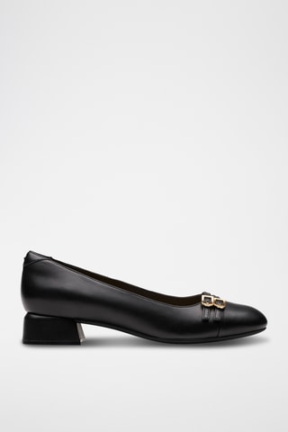 Zapatos de tacón de piel Daiss30 - Negro