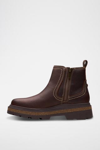 Botines Chelsea de piel HencroftStepWP - Marrón