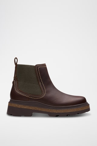 Botines Chelsea de piel HencroftStepWP - Marrón