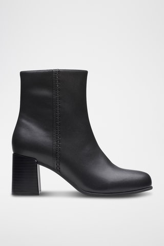 Botines de piel Keirsta - Negro