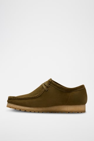 Mocasines de nobuk Wallabee - Caqui