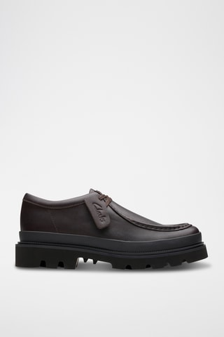 Derbies de piel con plataforma Badell - Marrón