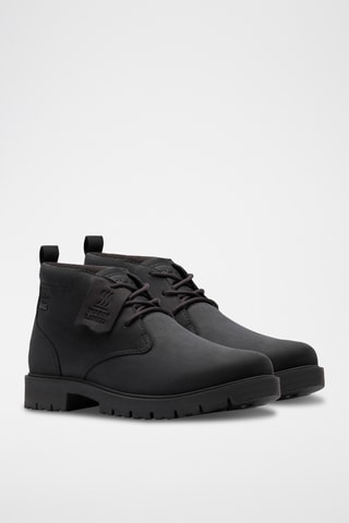 Botines de piel Berhill - Negro