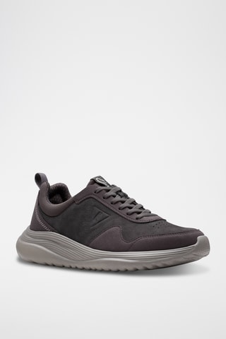 Zapatillas de piel Lt360 - Gris oscuro