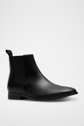 Botines de piel Paulton - Negro