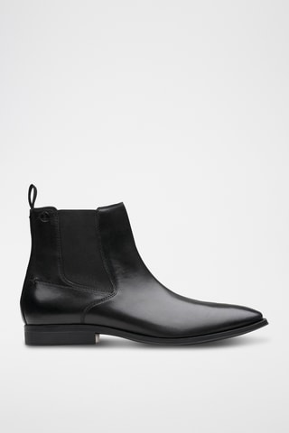 Botines de piel Paulton - Negro