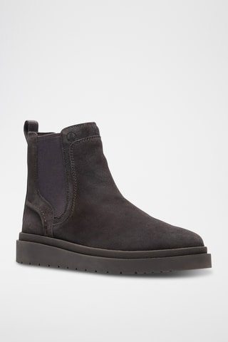 Botines de nobuk Polden - Negro