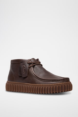 Botines de piel Torhill - Marrón