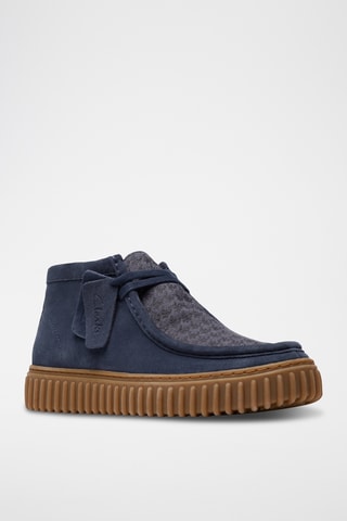 Botines de piel Torhill - Azul