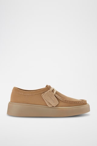 Derbies de nobuk con plataforma Torview - Beige