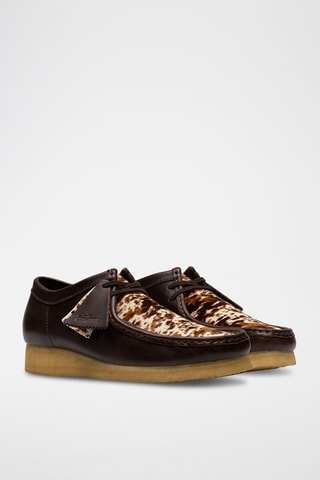 Mocasines de piel Wallabee - Marrón