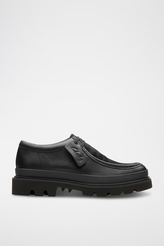 Derbies de piel con plataforma Badell - Negro