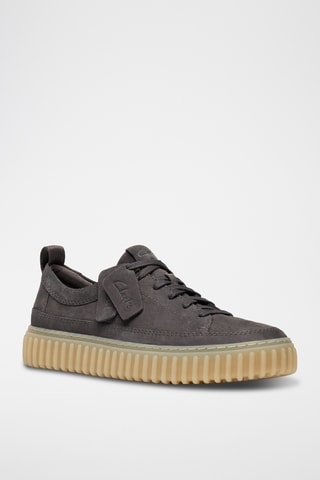 Zapatillas de nobuk con plataforma Torhill - Gris