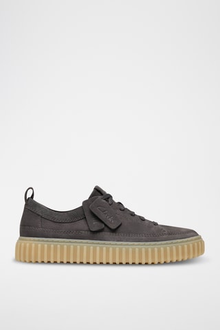Zapatillas de nobuk con plataforma Torhill - Gris
