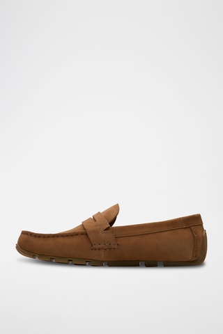 Mocasines de nobuk Corsley - Marrón