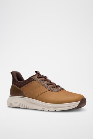 Zapatillas de piel Motion - Marrón