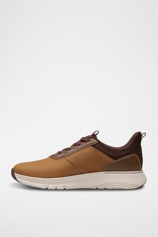 Zapatillas de piel Motion - Marrón