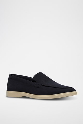 Mocasines de nobuk Torford - Azul marino