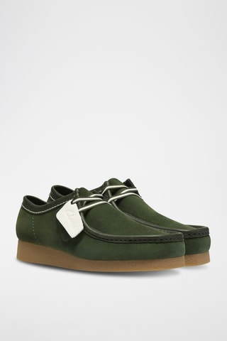 Mocasines de nobuk WallabeeEVO - Verde