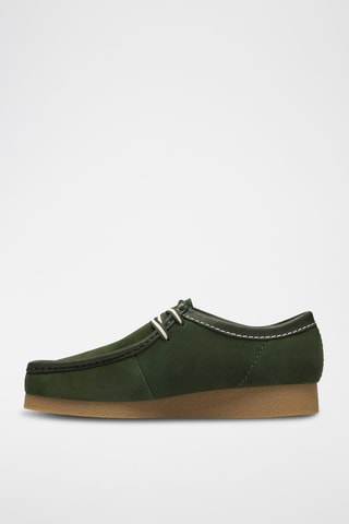 Mocasines de nobuk WallabeeEVO - Verde