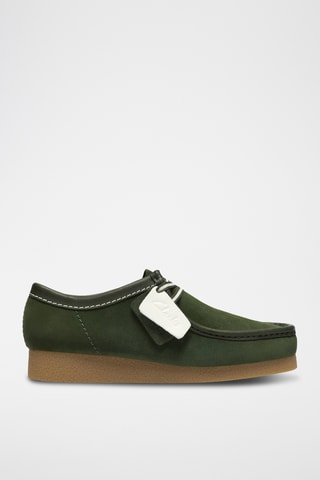 Mocasines de nobuk WallabeeEVO - Verde