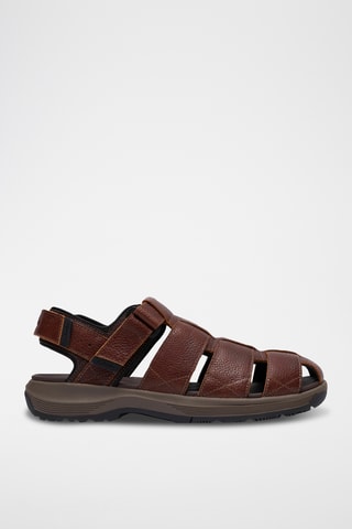 Sandalias de piel Guideview - Marrón