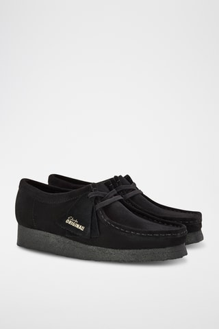 Mocasines de nobuk Wallabee - Negro