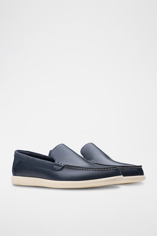 Mocasines de piel Bratton - Azul marino